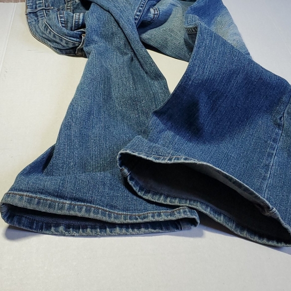 American Rag Cie Whiskers Denim Ombre Blue Jeans Bootcut Size 13 s low rise - Picture 8 of 8